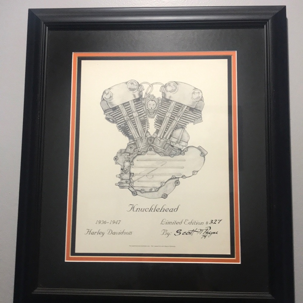 HARLEY IDENTIFICATION PRINTS NOT FOR SALE